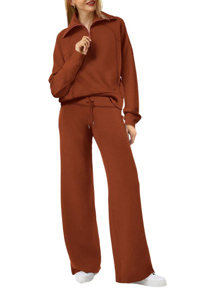 Women's Long-sleeved Sweater Trousers
