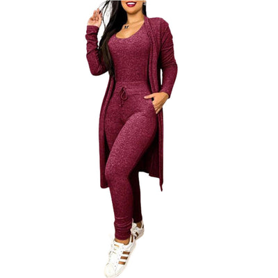 Women's High Waist Pocket Design Jumpsuit