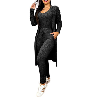 Women's High Waist Pocket Design Jumpsuit
