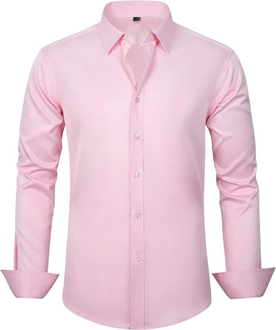Men's Slim-fit Long-sleeve Business Casual Shirt