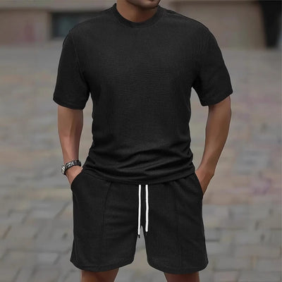 Short Sleeve Shirt And Pants Men's Summer