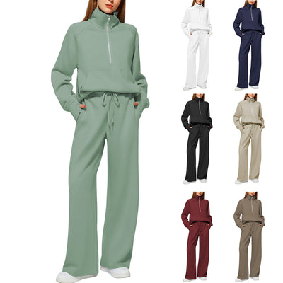 Women's Long-sleeved Sweater Trousers