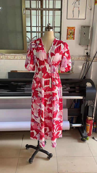 Fashion Printed Women's Dress