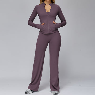 Tight Top And Pants Casual Sports Suit Women's