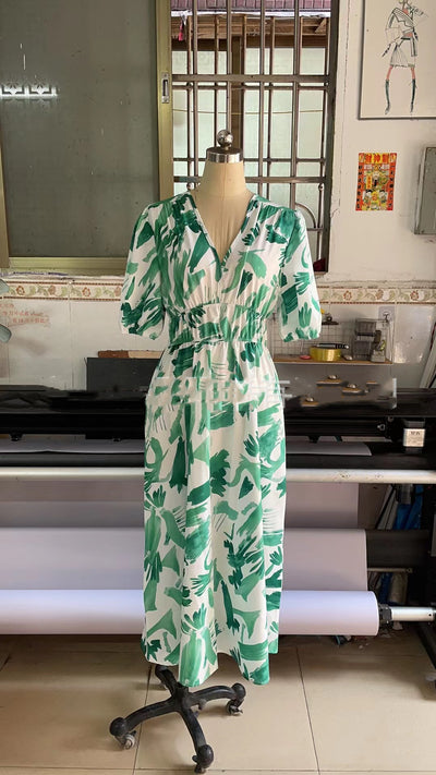 Fashion Printed Women's Dress