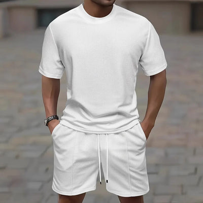 Short Sleeve Shirt And Pants Men's Summer