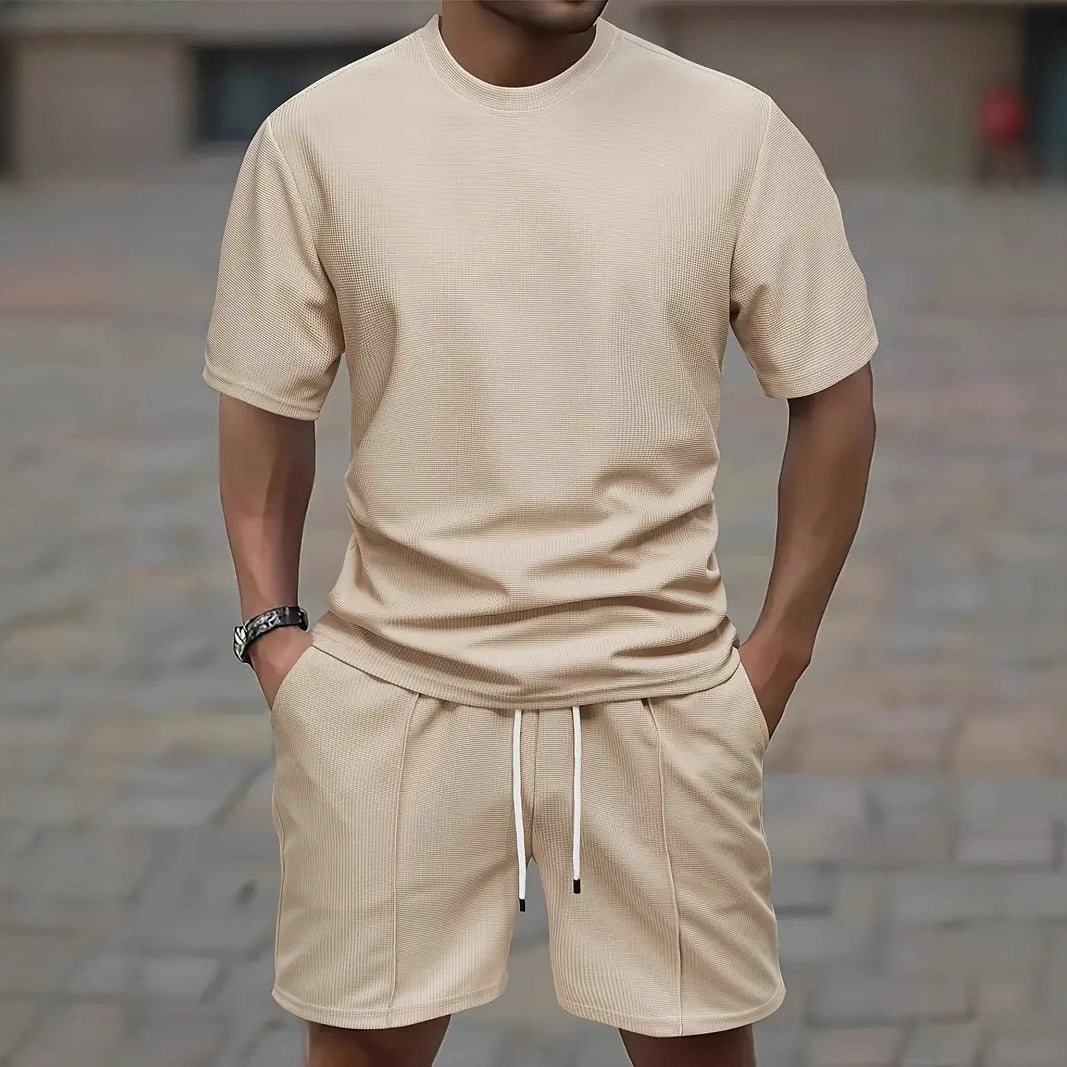 Short Sleeve Shirt And Pants Men's Summer