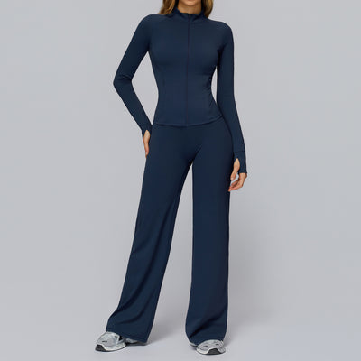 Tight Top And Pants Casual Sports Suit Women's