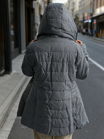 Ladies' Hooded Warm Cotton-padded Jacket