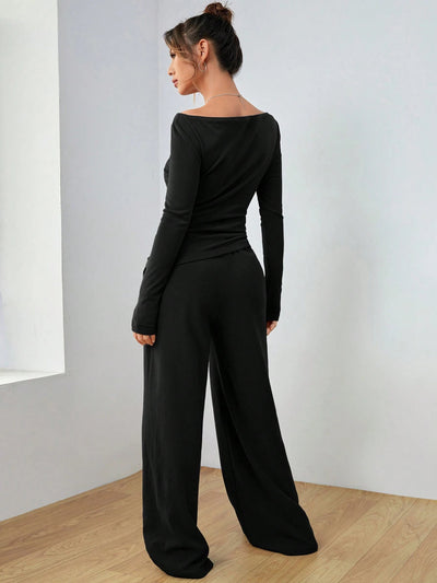 Women's Irregular Casual Long-sleeve Suit