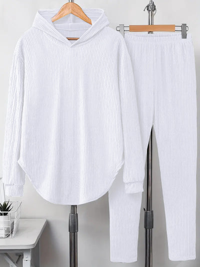 Women's Long Sleeve Hooded shirt Pants