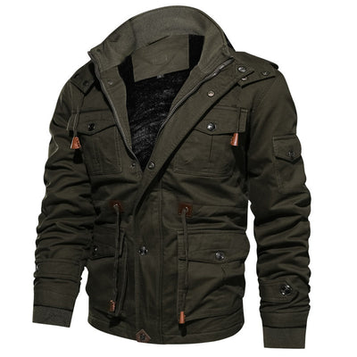 Fashion Leisure Washed-out Coat For Men's
