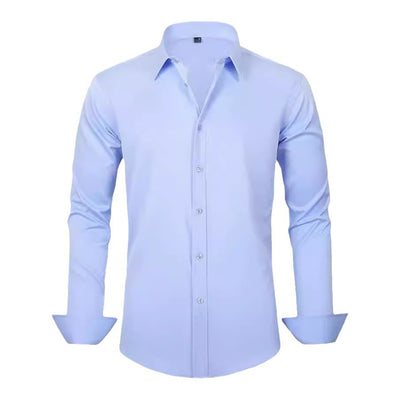 Men's Slim-fit Long-sleeve Business Casual Shirt