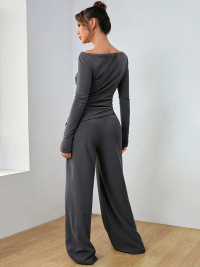 Women's Irregular Casual Long-sleeve Suit