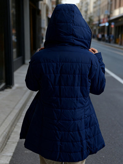 Ladies' Hooded Warm Cotton-padded Jacket