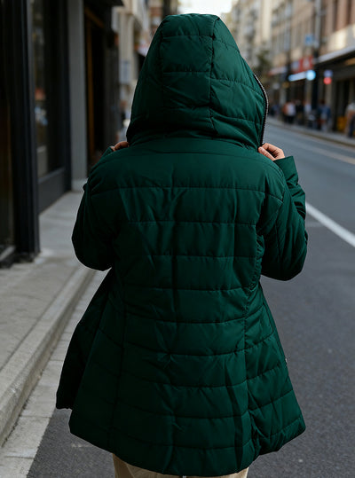 Ladies' Hooded Warm Cotton-padded Jacket