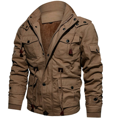 Fashion Leisure Washed-out Coat For Men's