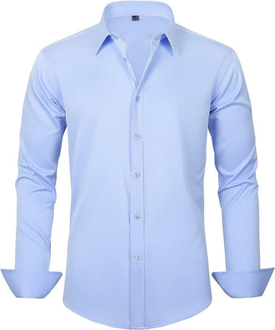 Men's Slim-fit Long-sleeve Business Casual Shirt
