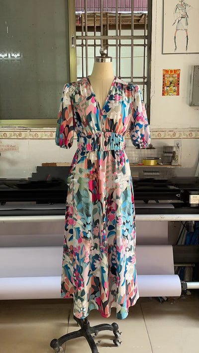Fashion Printed Women's Dress