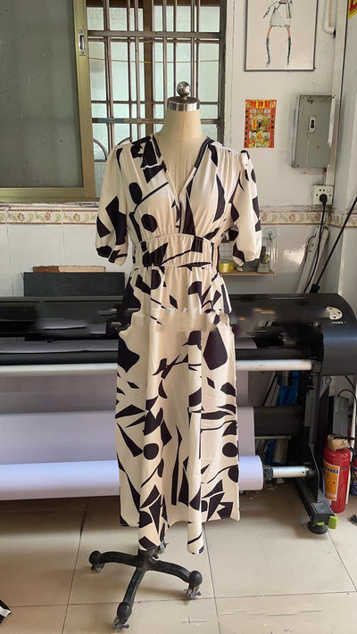 Fashion Printed Women's Dress