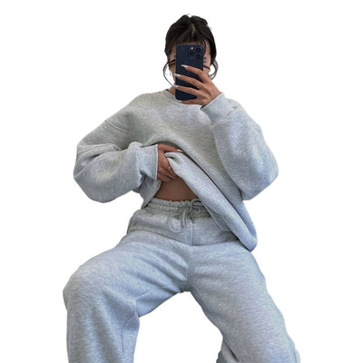 Women's Fashion Casual Loose Pants Suit