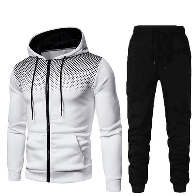 Sports Fitness Casual Zipper Men's Suit