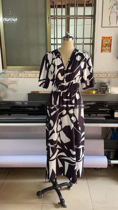 Fashion Printed Women's Dress
